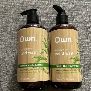 Own Moisturizing Hand Wash 99% Naturally Derived extracts Green Tea + Cu…